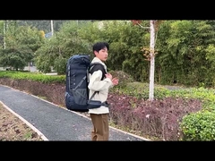 Αδιάβροχο σακίδιο πεζοπορίας 40L Ripstop Nylon εξωτερικού χώρου με κάλυμμα βροχής